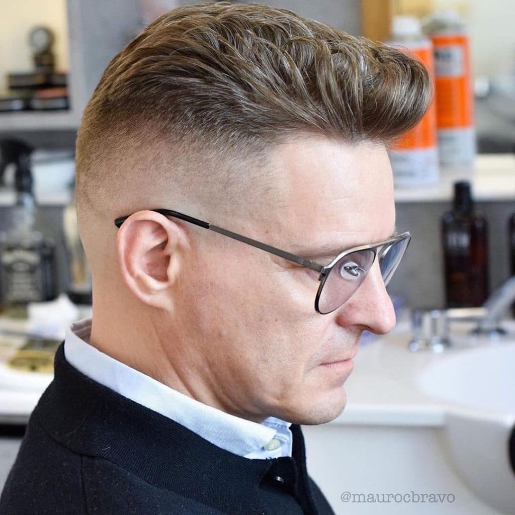 Fade cortes de pelo para hombres mayores