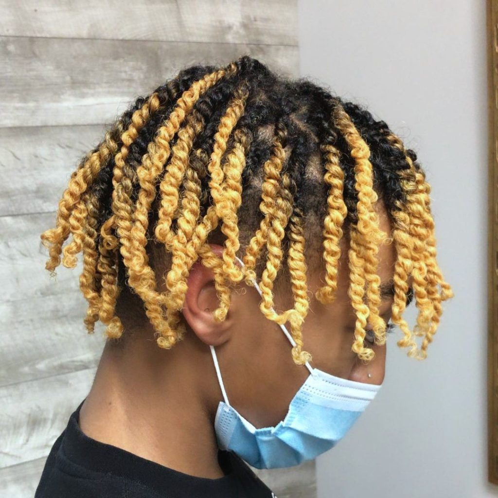 Black men hair twist