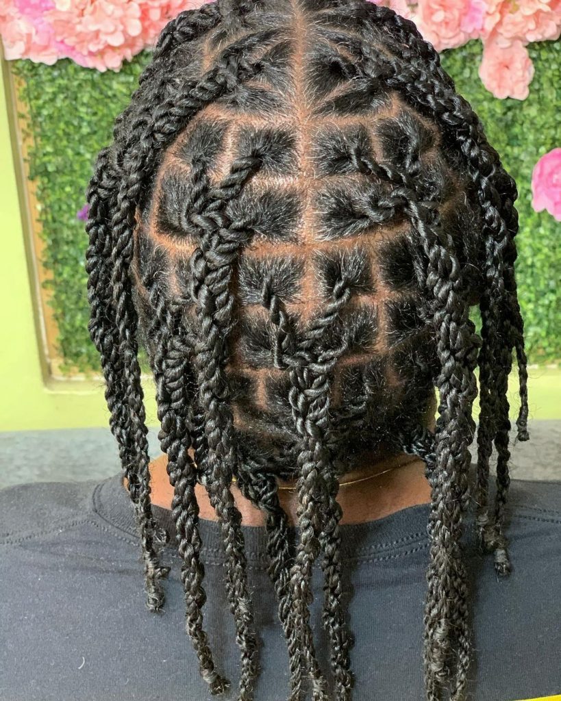 twists hair men