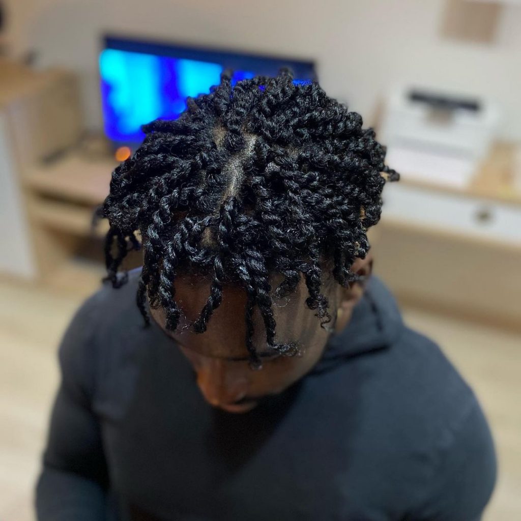 Pelo Corto Twist Hombres