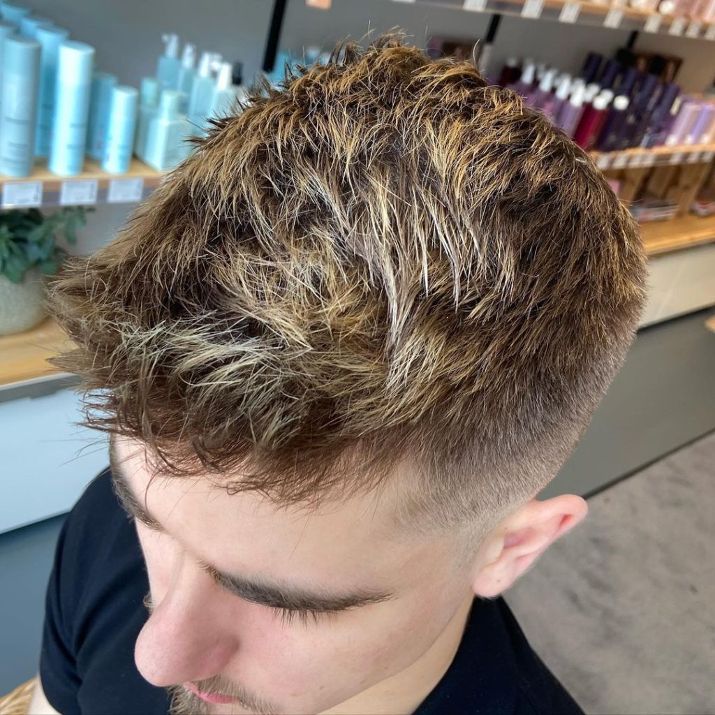 Men's Hair Highlights For Short Hair