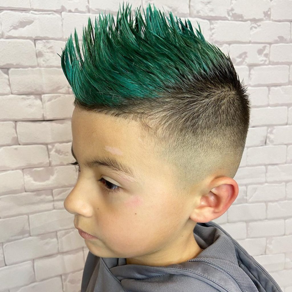 Latest pic 😍  Mohawk hairstyles men, Men hair color, Kids hair cuts