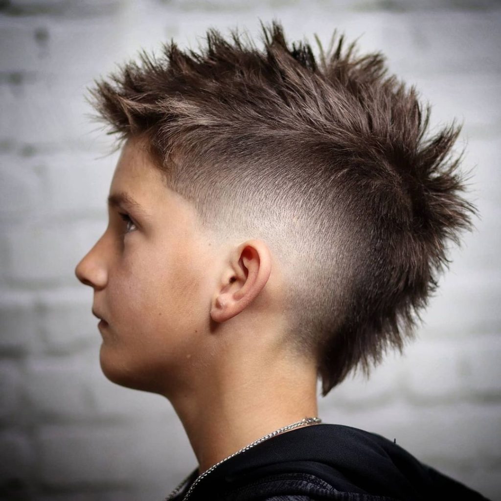 Image of Mohawk haircut for boys