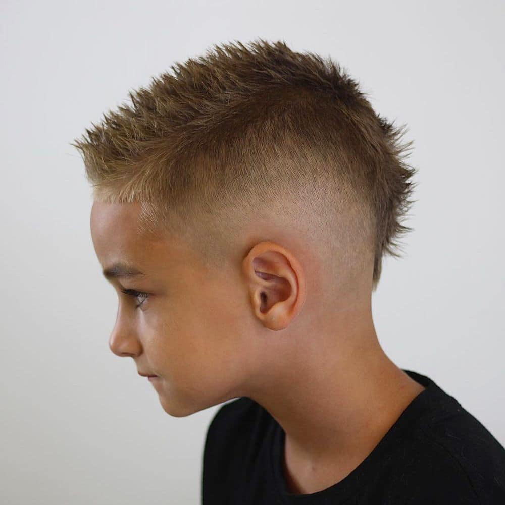 Image of Mohawk short haircut for boy