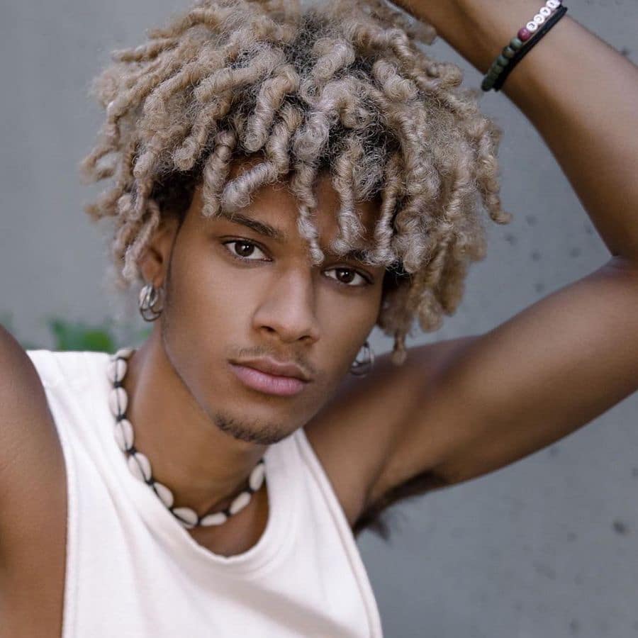 Blonde dreads for Black men