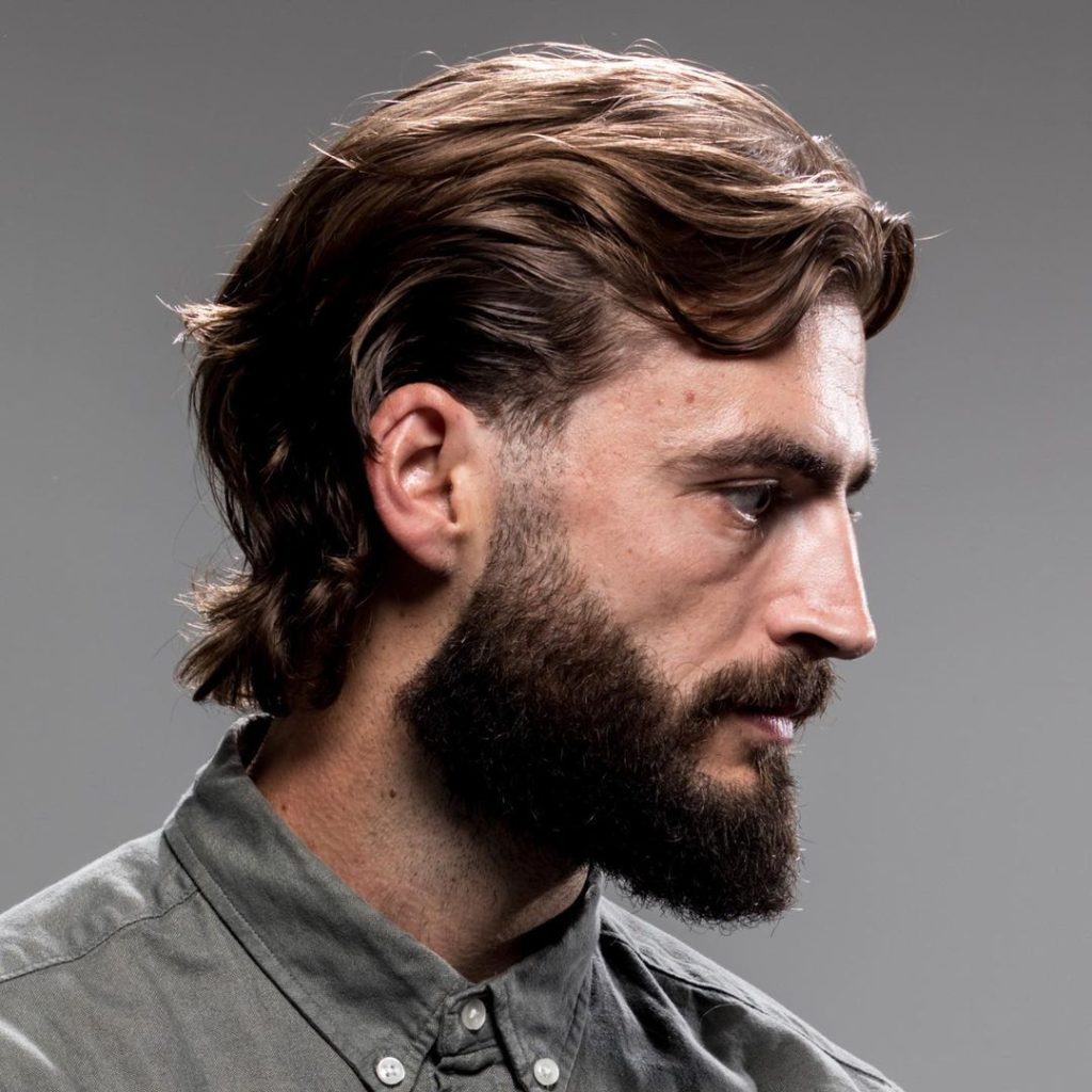 How to style long hair men
