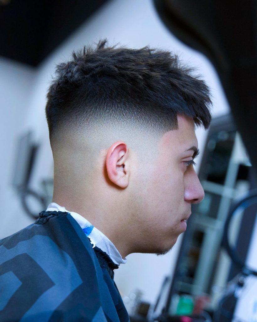 High fade haircut