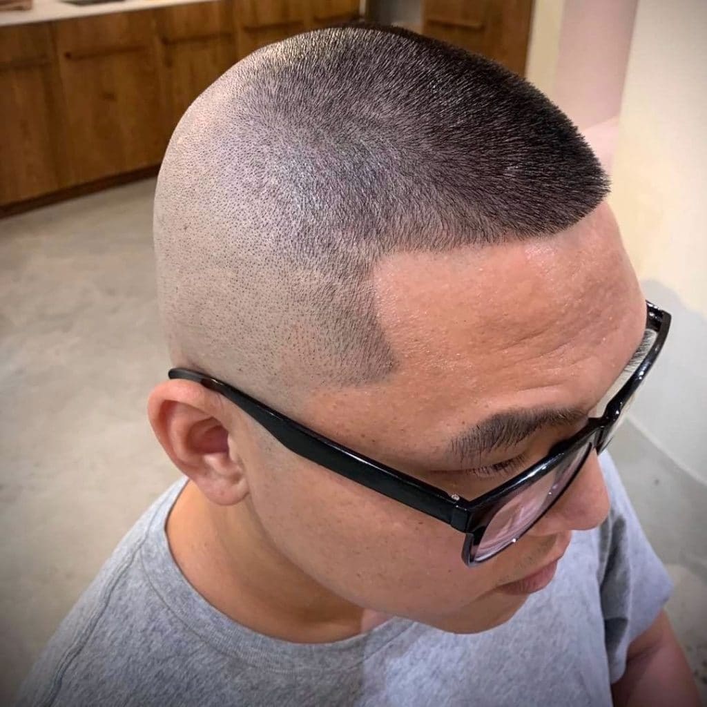 Short fade haircuts for Asian men
