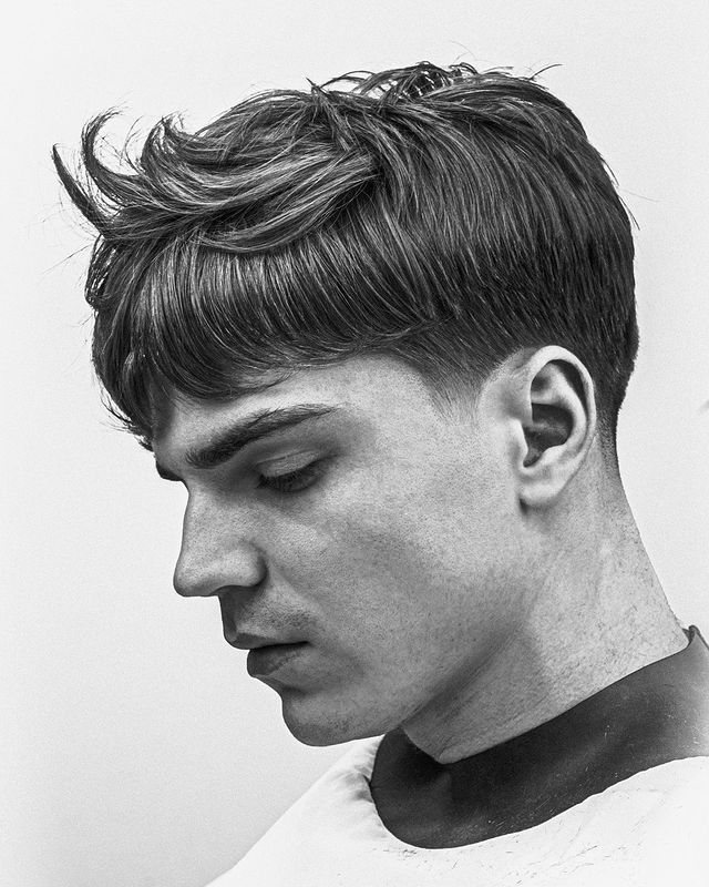 Lowest taper fade mushroom haircut