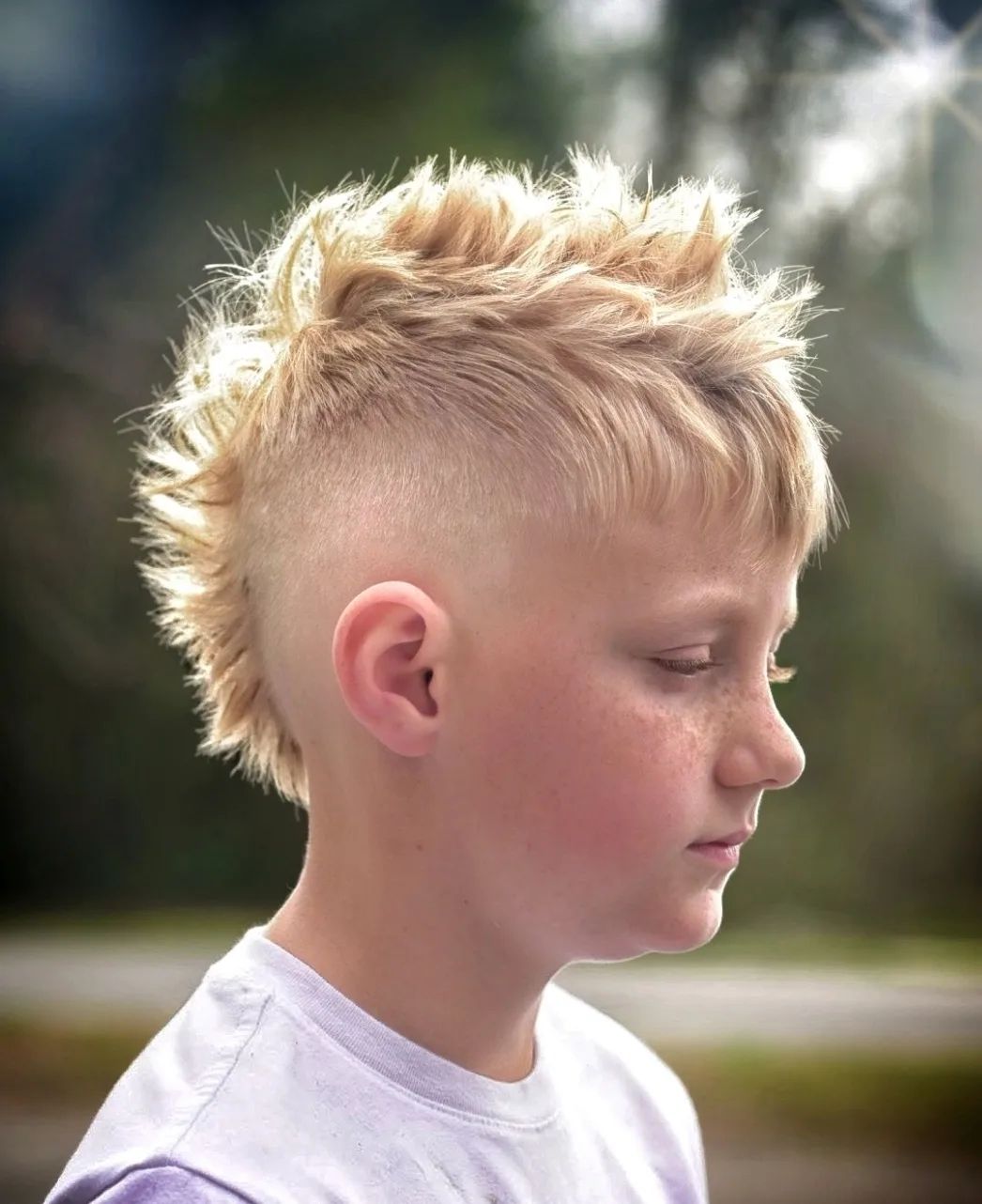 Mohawk haircut for boys