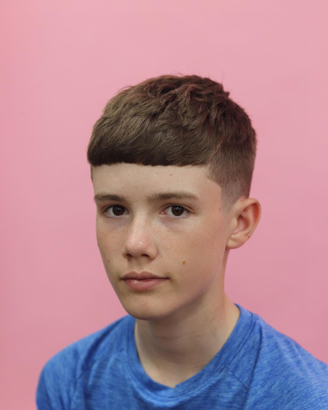 Back to school haircut for teen boys